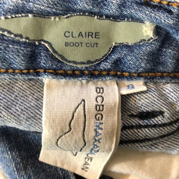 BCBGMaxAzria Distressed Claire Boot Cut Jeans 8 - Picture 14 of 16
